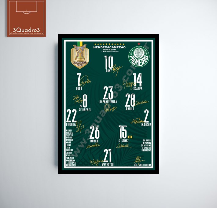 Palmeiras - Hendecacampeão Brasileiro - 2022