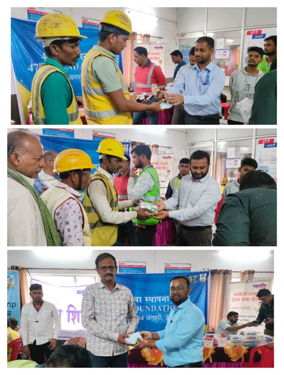 bpcretraipur's tweet photo. "Azadi ka Amrit Mahotsav" - Free Medical Check up camp at Driver training center, ACC Cement Plant, Jamul, Dist. Durg was conducted on 24.01.2023 by Raipur Territory. (1/4)

@DPE_GOI
#AKAM
@moayush    @PetroleumMin
@BPCLimited
@RamanMalik02 https://t.co/8q33ff9txK