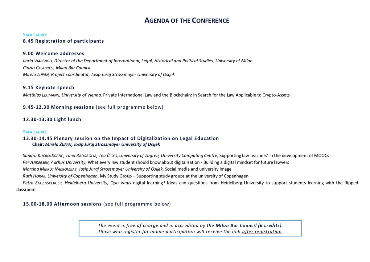 diginlaw's tweet photo. ❗️DIGinLaw Final Academic Conference: “Law in the Age of Modern Technologies”❗️

The DIGinLaw team invites you to the international scientific conference, which will be held in a hybrid form on 10 February 2023.🤓

Registration and more information at: https://t.co/QJa5Ag3M68 https://t.co/TMsyYRw6Ak