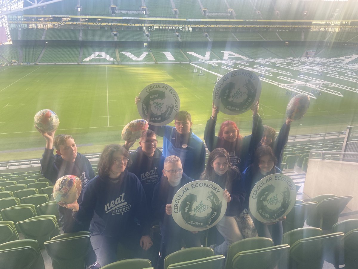 Great day at the “Neat streets” Conference at the Aviva Stadium ⁦⁦<a href="/jcsplibraries/">JCSP Library Project</a>⁩ ⁦<a href="/MacswineyCc/">Terence MacSwiney CC</a>⁩ ⁦<a href="/gctms/">Gaelcholáiste Mhic Shuibhne</a>⁩ ⁦<a href="/TMSCCArt/">TMSCC Art Department</a>⁩