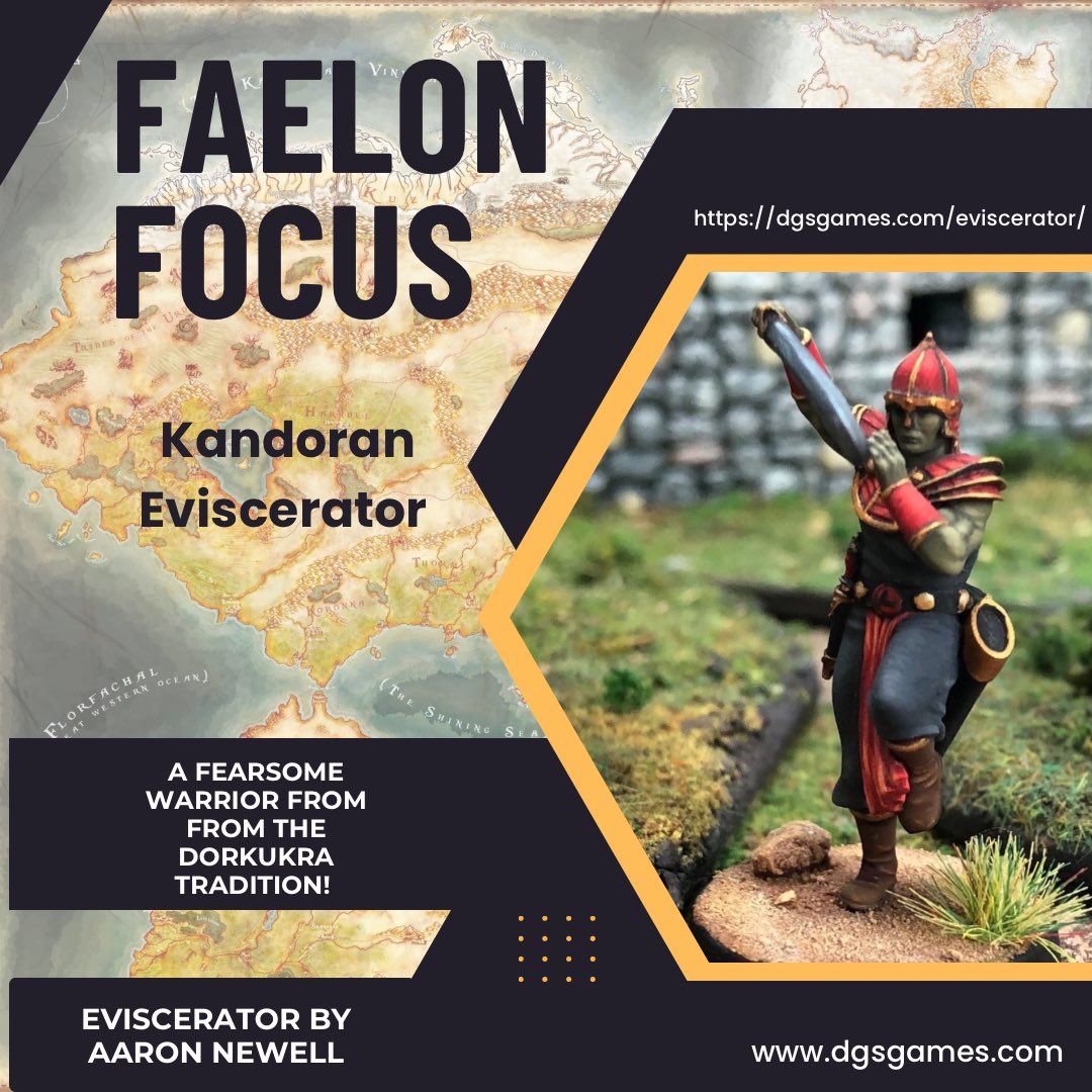 Check out the brilliant Kandoran Eviscerator painted by <a href="/bluerue/">rusul</a>.  You can add him to your favorite game here:  dgsgames.com/eviscerator/.  #ttrpg #rpg #miniatures #paintingminiatures
