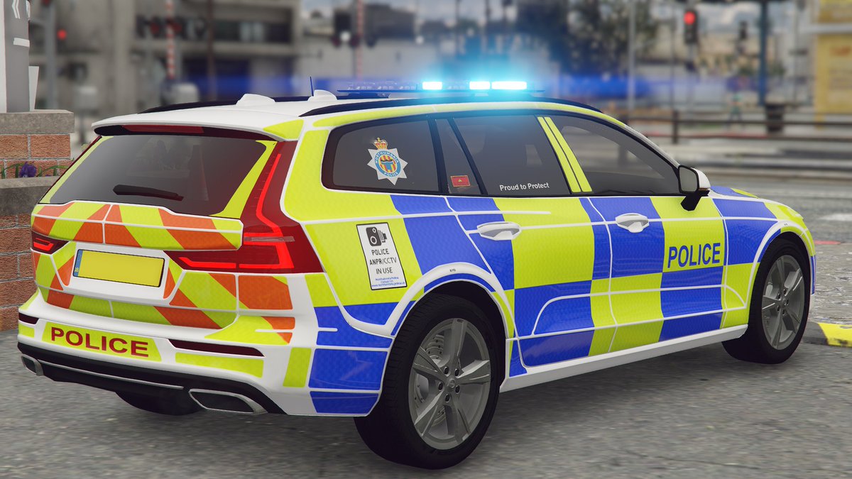 It's finally here. In GTA 5 we have the Northumbria Police Volvo V60 Traffic unit. 
#lspdfr #britishpolice #Volvo #NorthumbriaPolice #ProudtoProtect #GTA #GTA5 #FiveM #FivePD #PCGaming #Bluelights #GraphicDesigner #ThinBlueLine