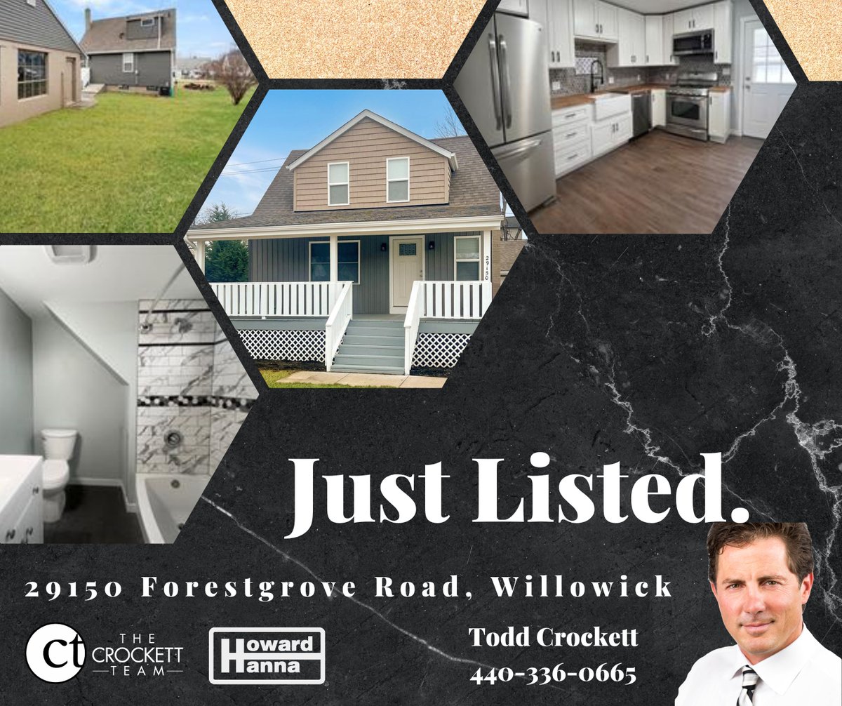 Thecrockettteam's tweet photo. Click here for more information:
https://t.co/k8HYXGAxx9
#TheCrockettTeam #HowardHanna #HomeHappensHere #Realtor #RealEstate #JustListed #HouseForSale #HouseHunting #Willowick #WillowickOhio #LakeCountyOhio #GreenGoldSold #TheCrockettTeamSoldMine https://t.co/7gJ2dYGLCj