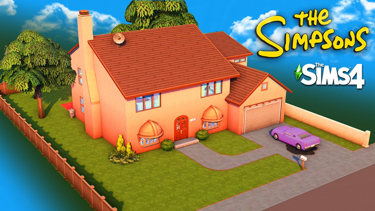 Kate Emerald on Twitter "I've recreated The Simpsons house in The Sims