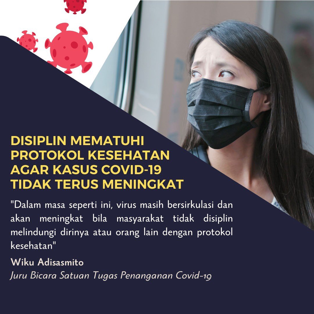 Disiplin prokes agar kasus Covid-19 tak meningkat