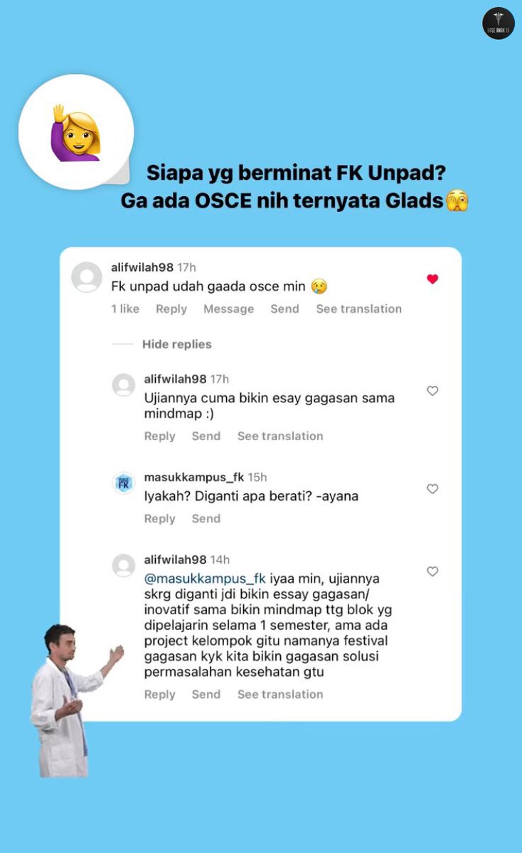 dok mohon pencerahannya, ini betul apa nggak ya? aku rencananya mau ambil fk unpad. terima kasih sebelumnya🙏🏻