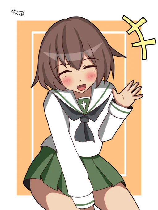 リクエスト:ガルパン ツチヤです。ガルパン界でもトップクラス美少女 