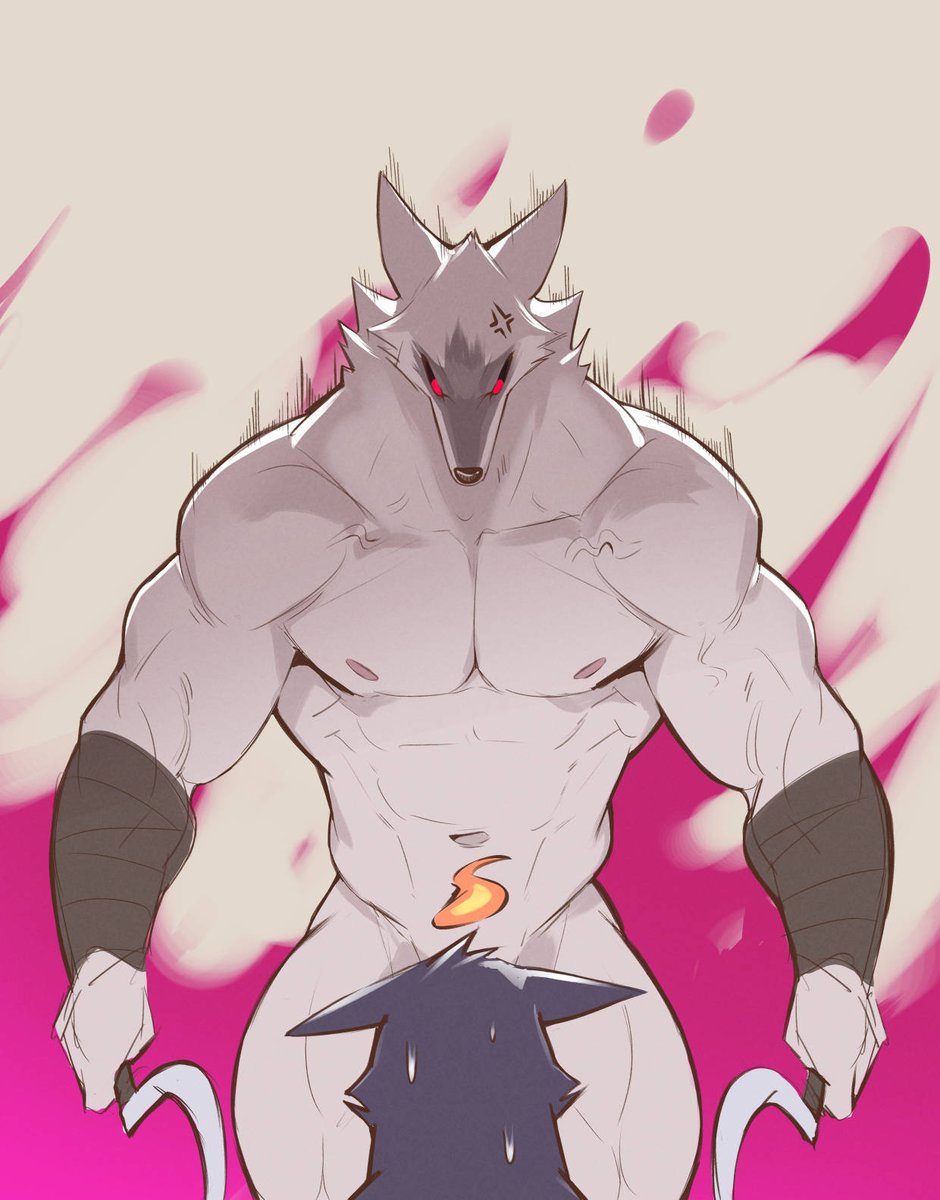 wolfaninensfw's tweet photo. He was not happy about that. ehehe..... https://t.co/8V6dsA1UVS