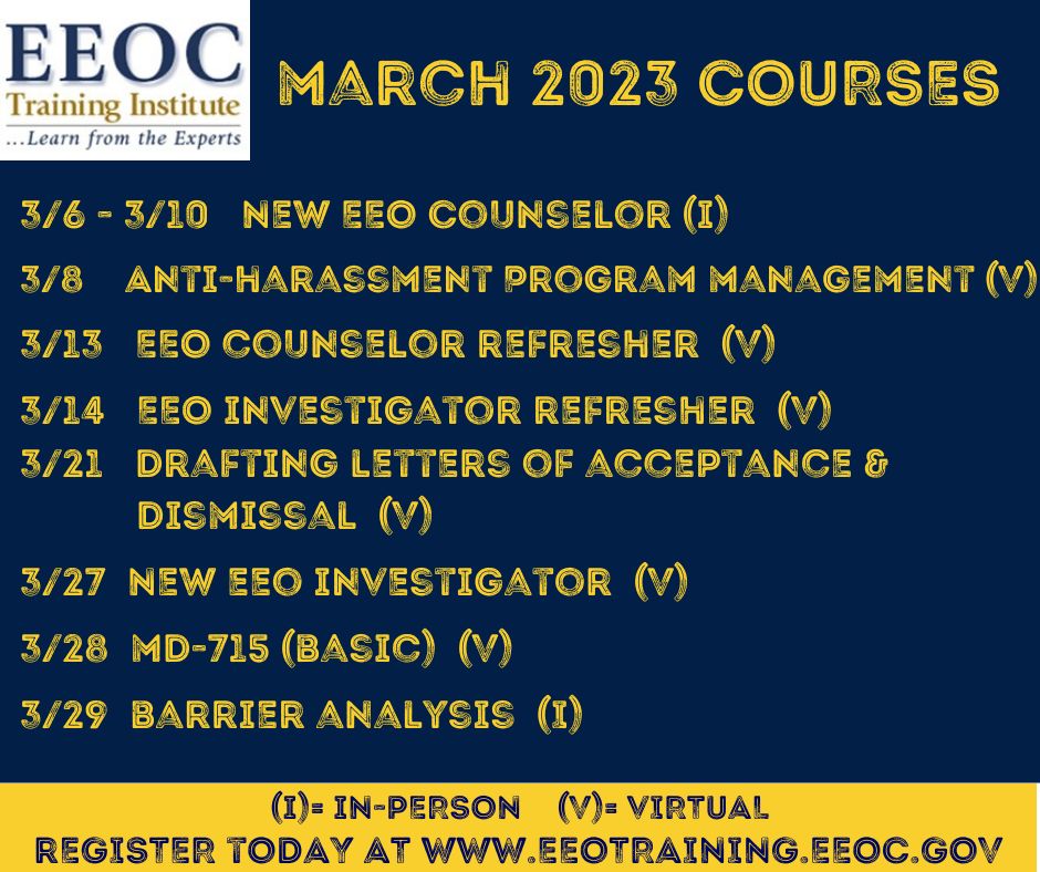 EEOC_OFO's tweet photo. #LearnEEO with @USEEOC and advance #DEIA365! https://t.co/Fx7lNjsOEx