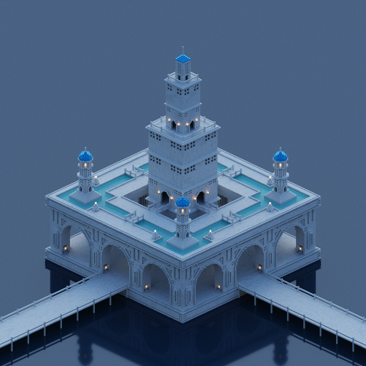 #voxelart #magicavoxel #lowpoly #3dart #architecture