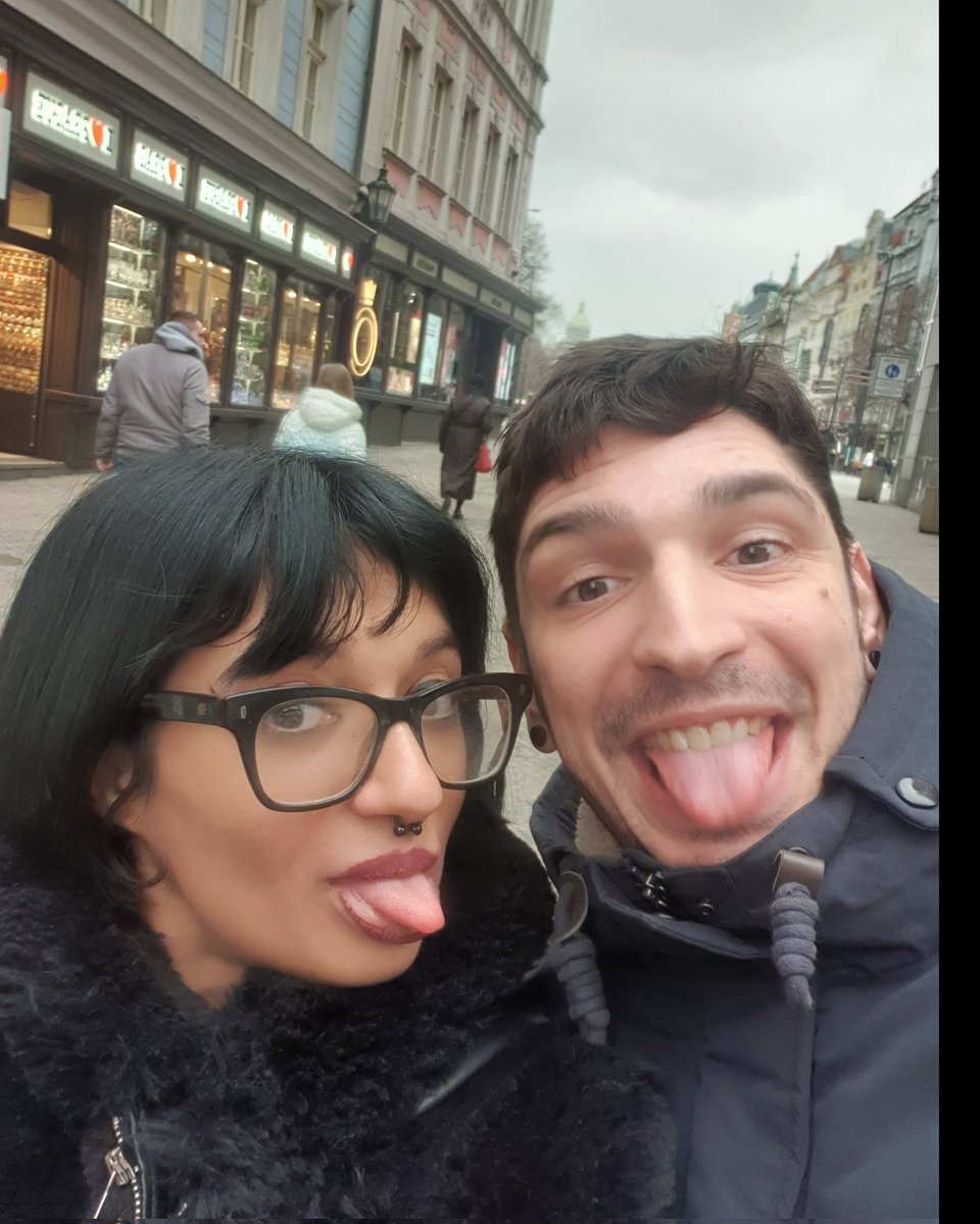 back to Prague!!! great day with my friend @Falco_white #candyscott #pornstar #internationalporn