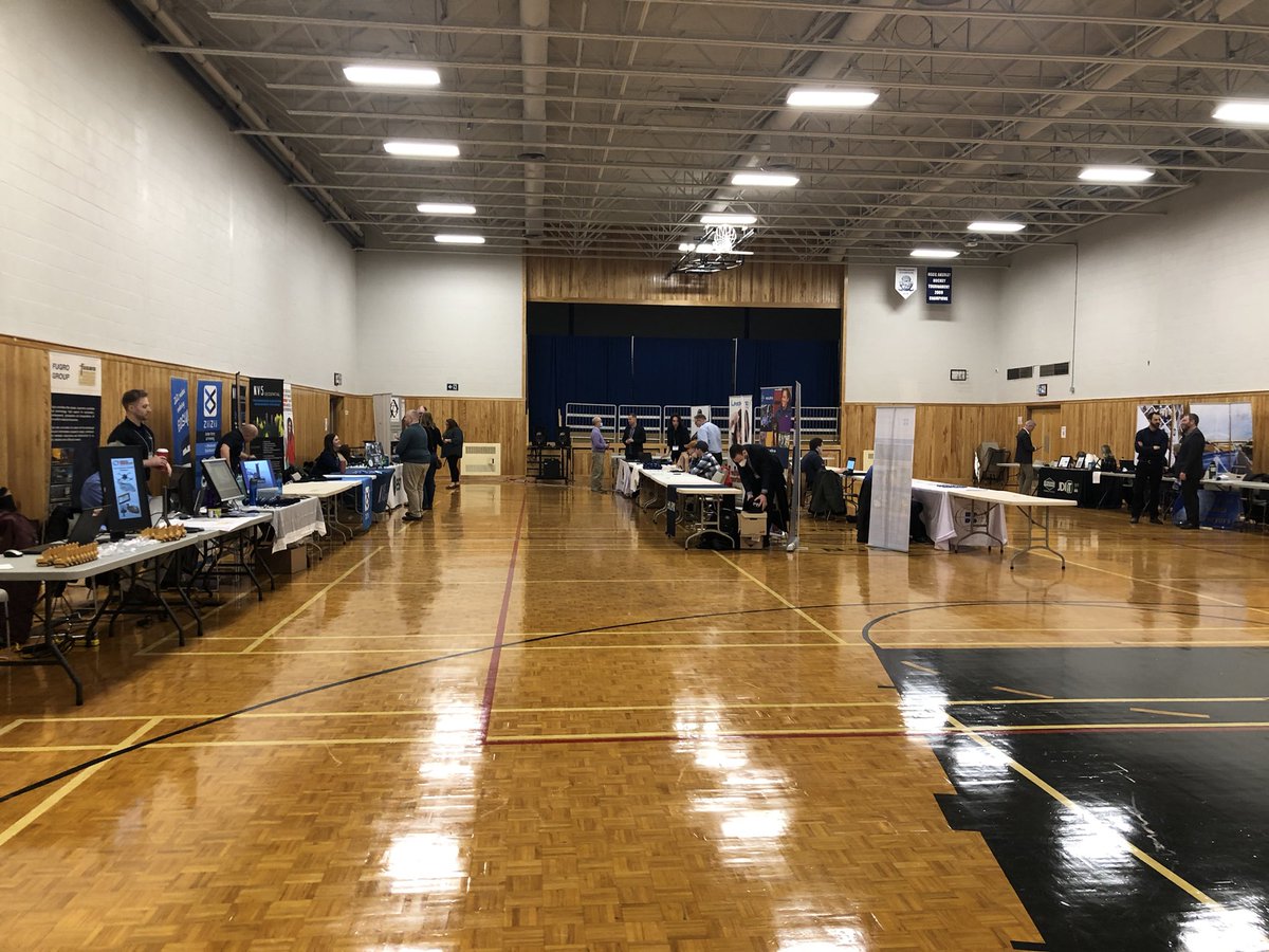 COGS Industry Expo over 31 companies at COGS for our annual Expo, presentations, interviews, and networking at its best. Great opportunity for our students to gain employment post graduation. <a href="/NSCCNews/">Nova Scotia Community College - NSCC</a> <a href="/CanadianGIS/">🇨🇦 GIS & Geomatics</a> <a href="/DaveAtCOGS/">Dave MacLean 🇨🇦</a> #gischat <a href="/TownofMiddleton/">Town of Middleton</a>