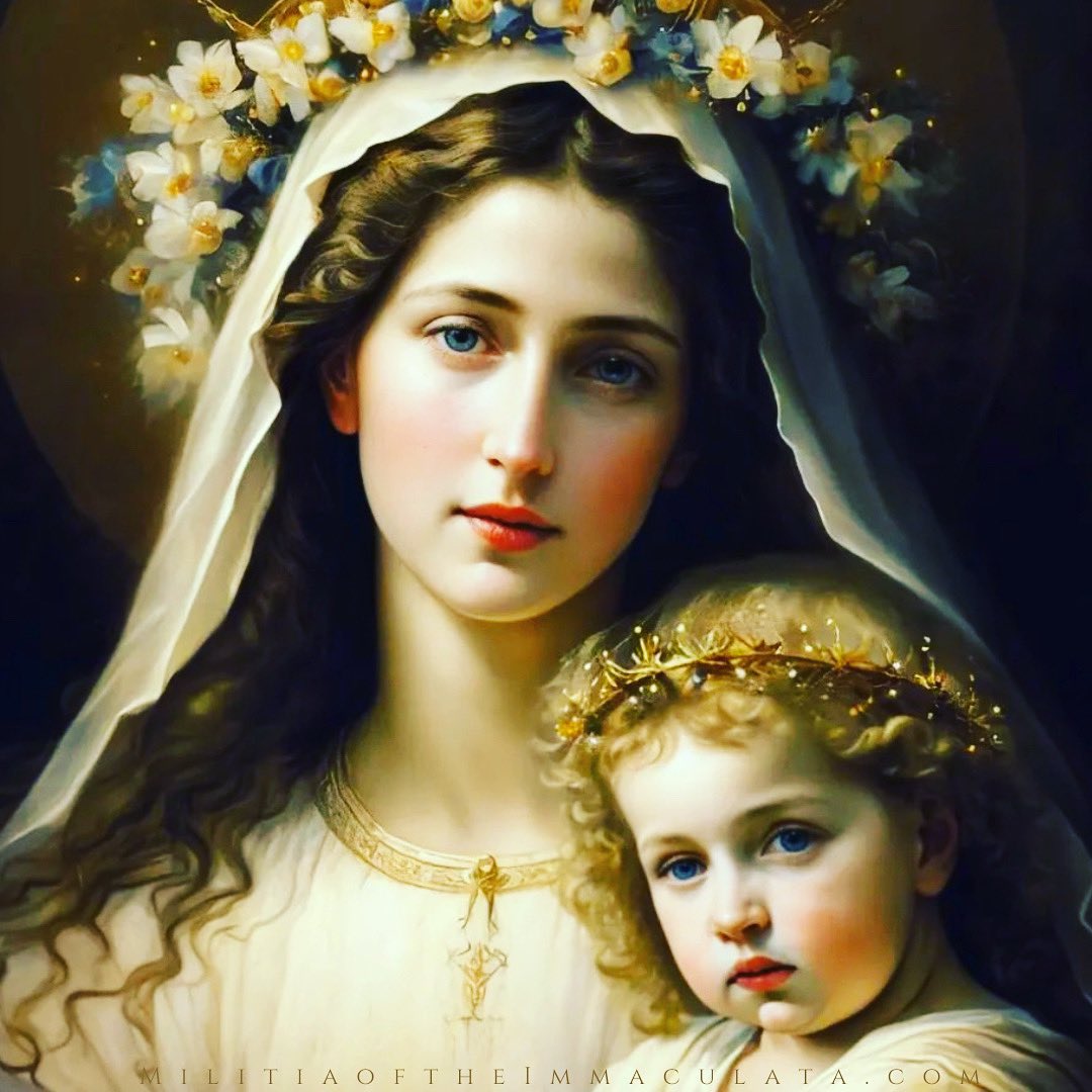 “Let us run to Mary, and, as her little children, cast ourselves into her arms with a perfect confidence.”-Saint Francis de Sales
 #militiaoftheimmaculata #stfrancisdesales