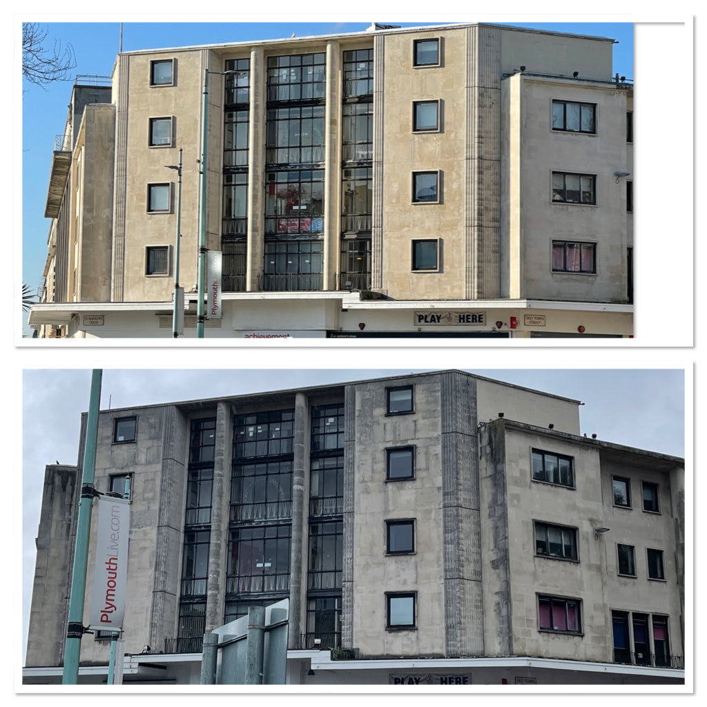 Great to see the progress on cleaning the building facia on New George St /Old Town Street. This will look really smart with the new public realm.