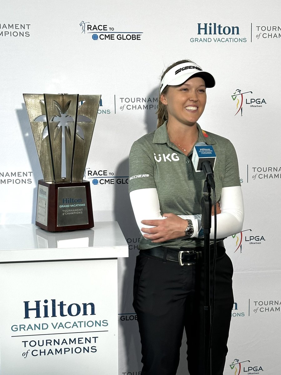 Fun coming home to a bit of a snowstorm after a sunny week in Lake Nona for the #HGVLPGA…but what a time opening up the 2023 season 🤩🤩