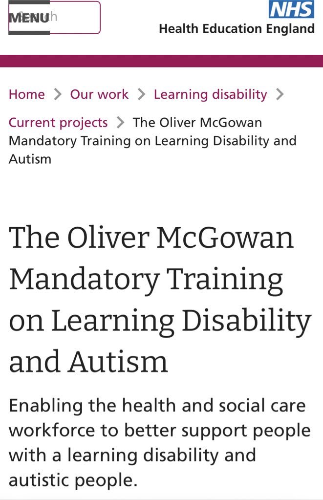 Close to 1000 colleagues have now completed the Oliver McGowan Mandatory training. We have received positive feedback from learners who have gained knowledge to take into their personal lives as well as at work.
To complete the training go to learning.mcht.nhs.uk