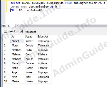 AdmGuide's tweet image. C# - LINQ Join
C# ile çalışırken iki farklı tablo kullanarak Join ile data çekme ihtiyacı duyduğunuzda bu kod yapısını kullanabilirsiniz.
adminguide.info/makale-detay.a…
#CSharp #VisualStudio #dotNet #Programming #Programlama #CodeSample #SQL #Database #linq