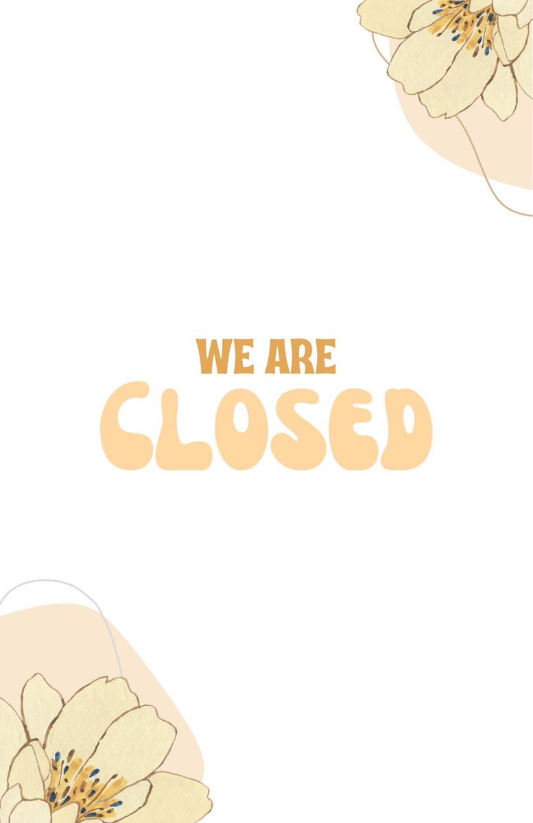Closed today, Tuesday January 24th.