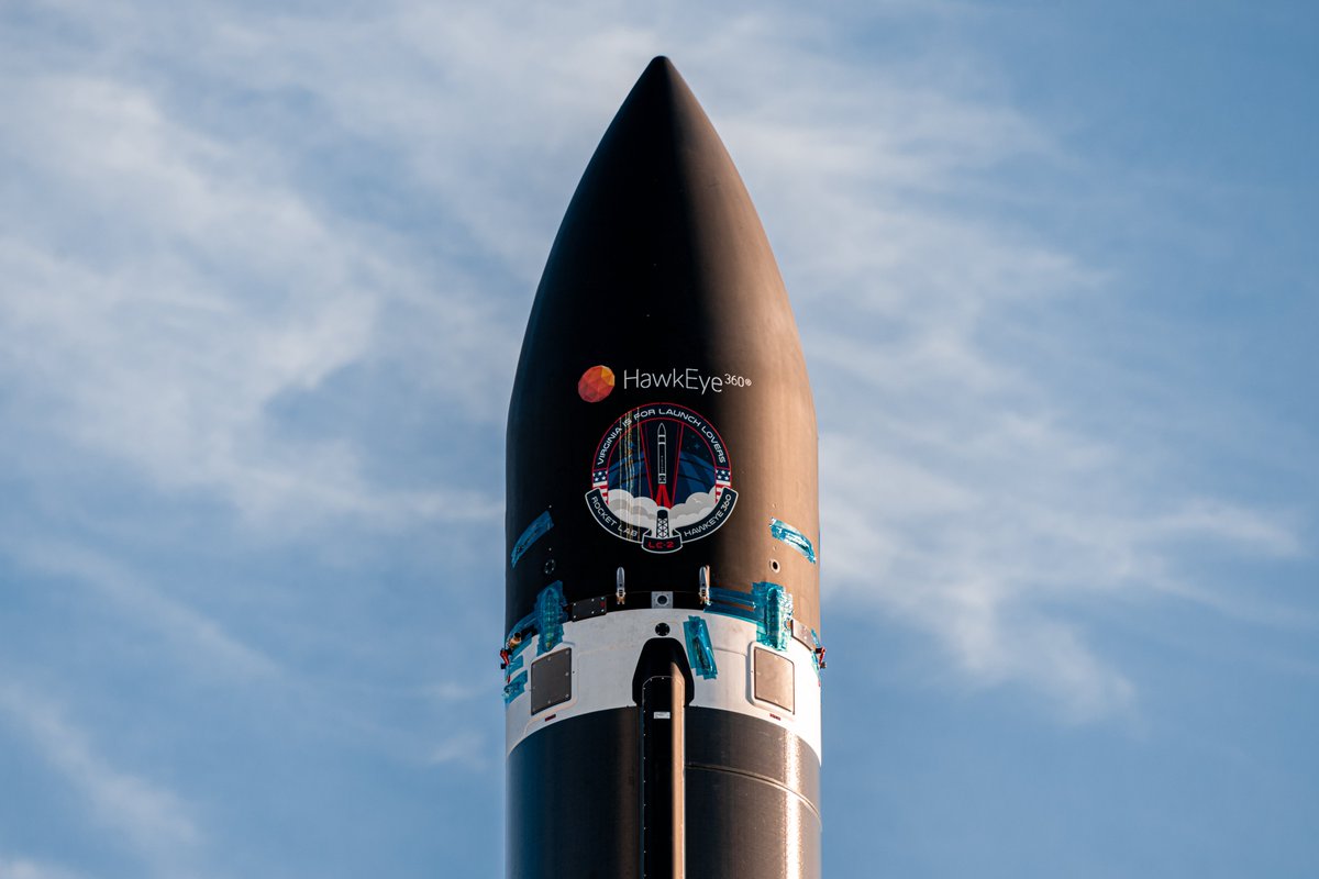 hawkeye360's tweet photo. The @hawkeye360 team is making final preparations for the #Cluster6 launch with @RocketLab, expected to lift off at 6 p.m. this evening. Watch history in the making. Use this link to follow the progress and view the live feed from @NASA_Wallops. https://t.co/cVIvi1ZYpi https://t.co/SlaXlKphKz