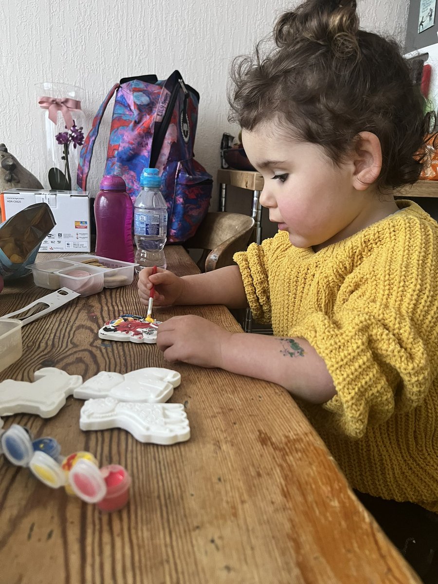 misskk84's tweet photo. @Tesco your Go Create range (and junior paracetamol) has saved the day (and my job!) with this one home poorly as I work from home today! Keeping her lovely and busy while I work! https://t.co/s9F0XC5nqy