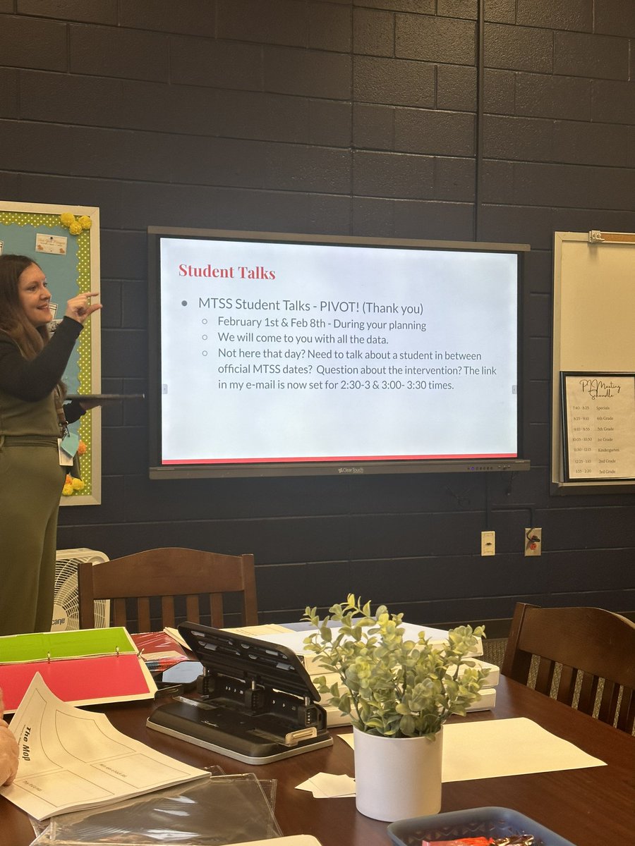 Super thankful for Brittany Frappier leading the way for our student talks; using data to drive our decision making! LOVE this new system!  #mtss #tier1 #datadrivesinstruction <a href="/HawCreekES/">Haw Creek Elementary</a> <a href="/DrJohnessee/">Ashley Johnessee</a>