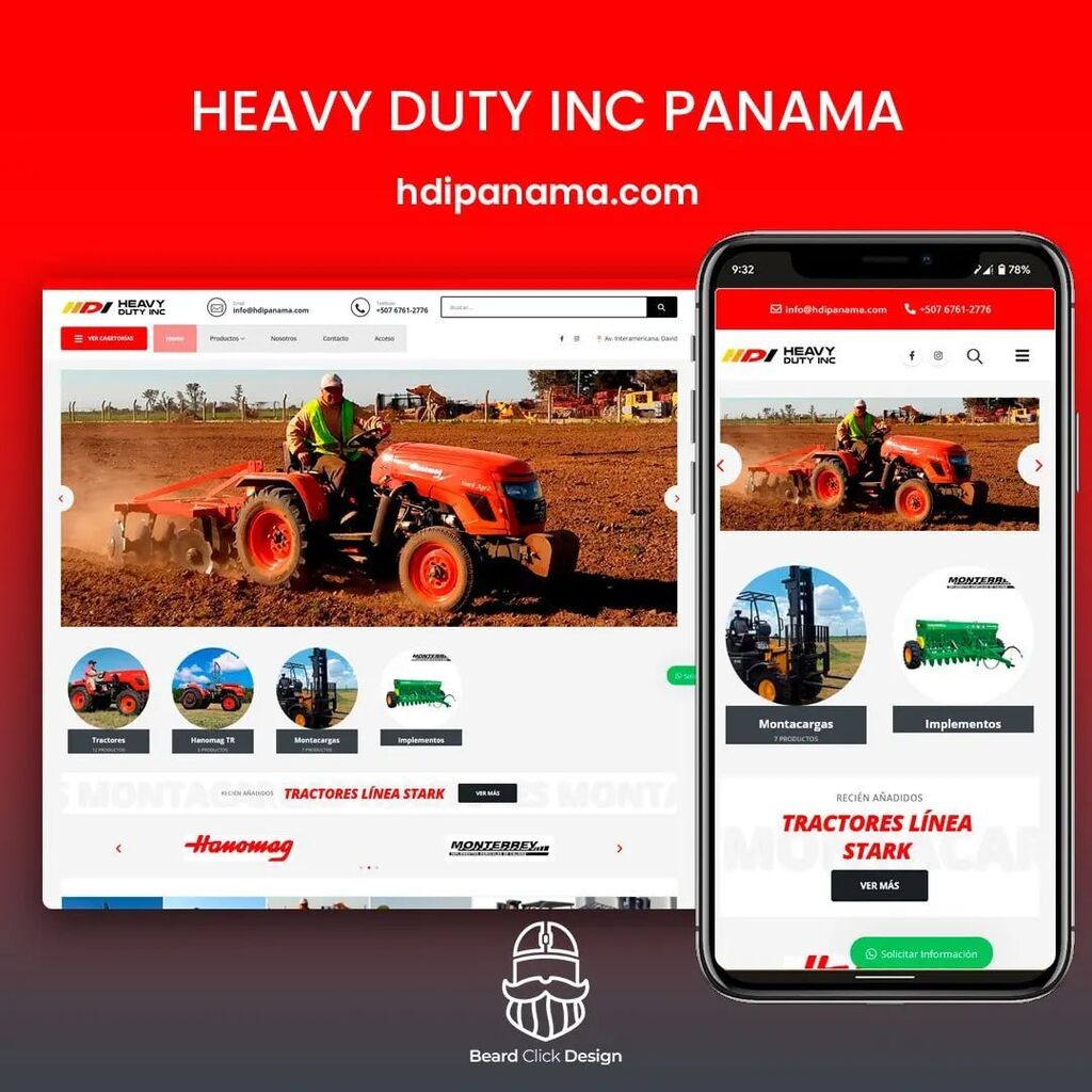 Beard_Click's tweet photo. Creación de sitio web💻
Heavy Duty Inc Panama
•
– Web corporativa 
– Catálogo de productos
•
#webdesign #website #web #sitioweb #paginaweb #panama #chiriqui #corporate https://t.co/7gaLKZFD0L