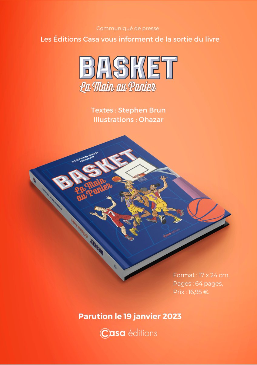 RMCsport's tweet photo. 🎁 Pour ce nouvel épisode, Basket Time t'offre la réédition de la BD de @StephBrun41 ! 

🍀 Pour tenter ta chance, RT et commente ton joueur de basket préféré en commentaire. Bonne chance ! https://t.co/YR6oRW1KED