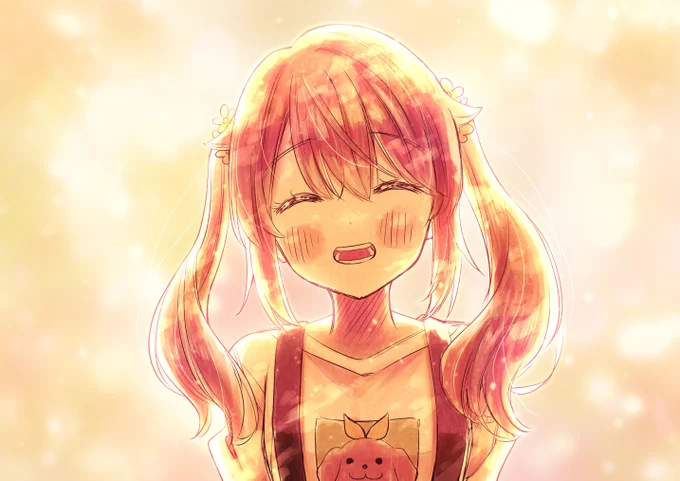 幸福を呼ぶみかんちゃんに。配信でも話題になってたけど、みかんを縁起物として扱う風習は日本にもあるそうです。漁船からみかんを投げたりするお祭りもあるそうな…いつもリスナーに幸せを届けてくれる大事なはれちゃんに、よいことが、楽しいことがたくさん起こりますように#はなまるお絵かき 