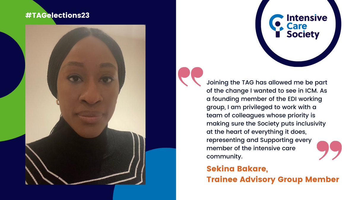 ICS_updates's tweet photo. Our TAG member @sekina_bakare is amazing. We’re so proud to have Sekina on the group - she has been a core member of the EDI Working Group since its inception, making sure inclusivity is at the heart of what we do.
#TAGTakeover https://t.co/slnTHaqc7x