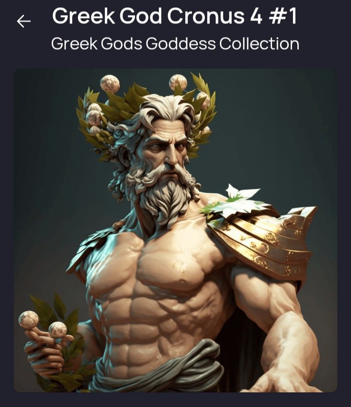 Technomonkee's tweet photo. Greek Goddess Cronus#4
40 available 
RULES 👇
Like
Follow 
Retweet 
Tag someone 
Wallet
#NFTs
#EnjinNFT
#Enjin
#NFTGiveaway
#NFTCommunity 
#NFTartwork 
#NFTcollections 
#Greekgods 
#GreekMythology https://t.co/MqVYAzaNzK