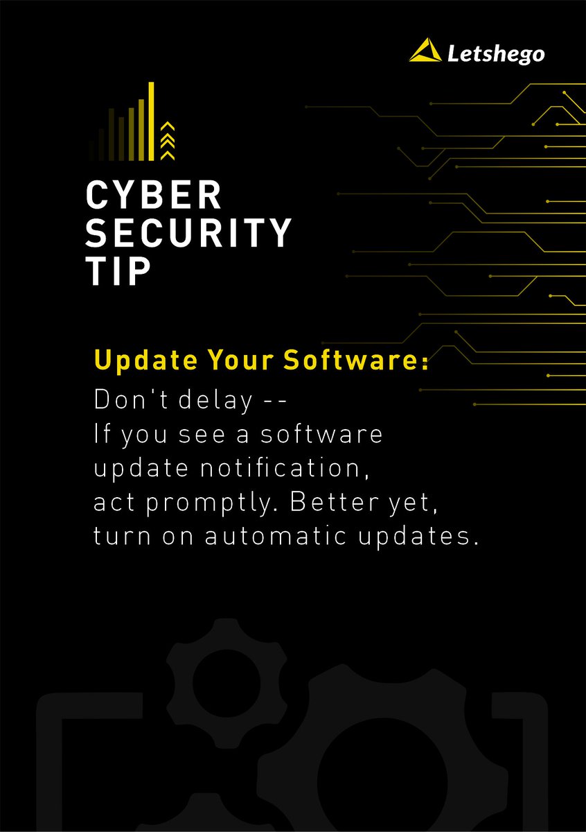 LetshegoGhana's tweet photo. Stay safe online. Always make sure your software remains up-to-date.!
#SoftwareUpdate #CyberSecurity #LetshegoGhana #OnlineSafety #CustomerSecurity #LetsKeepSafe https://t.co/yMhdalCKlT