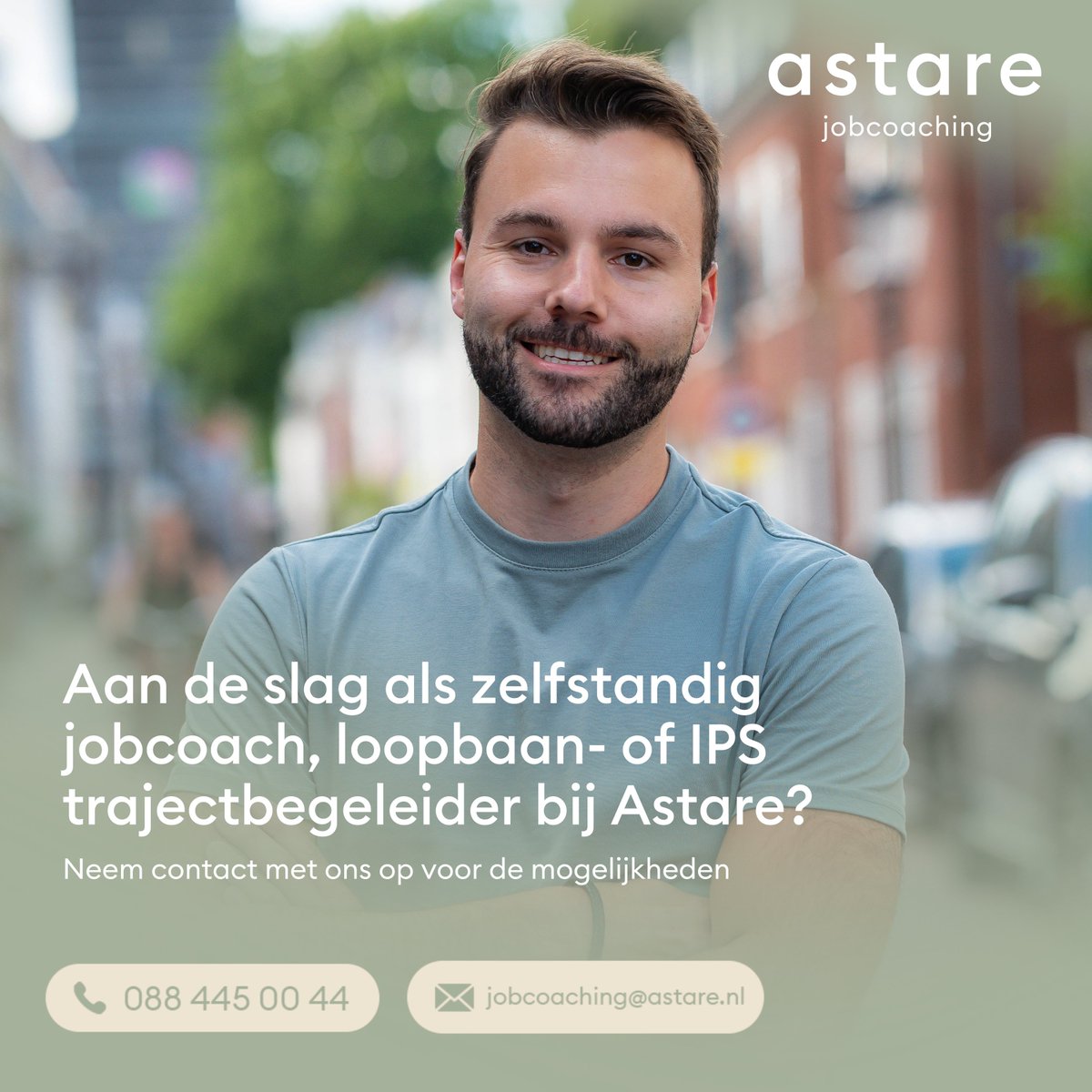 AstareZorg's tweet photo. 🚩 Omdat onze organisatie groeit, zijn wij op zoek naar ervaren jobcoaches, loopbaan- en trajectbegeleiders.
Iets voor jou? 

👉🏼 https://t.co/YuGxJi2Axx
☎️ 088 4450044
📩 jobcoaching@astare.nl. https://t.co/I6cCGvSFbI