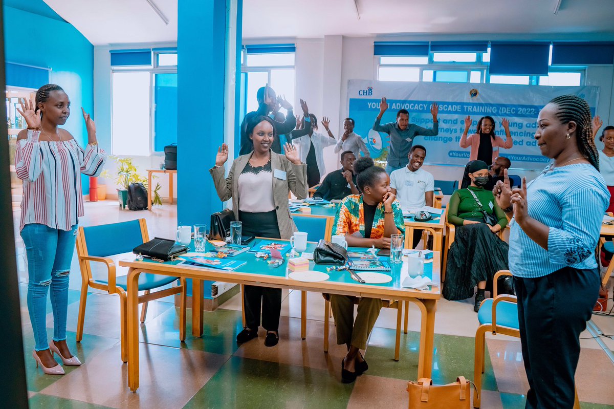 chbrwanda's tweet image. Disability is not inability!

We must stop thinking that disability can take a person's ability to participate in everyday life and common daily activities.

Meet youth advocates with hearing, visual &amp;amp; physical disabilities trained in 4th cohort of youth advocacy.