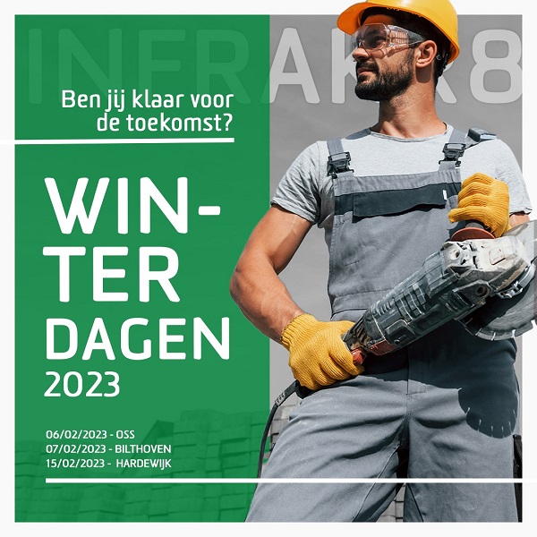 Jouw bedrijf klaarstomen voor de toekomst? Kom naar de INFRAKR8 Winterdagen! De leukste manier om meer te leren over innovatie in de sector, werkgeluk en nog veel meer. Interactief en praktijkgericht. Schrijf je nu in: lnkd.in/ednwAfjJ #bouwenaanverandering #infra
