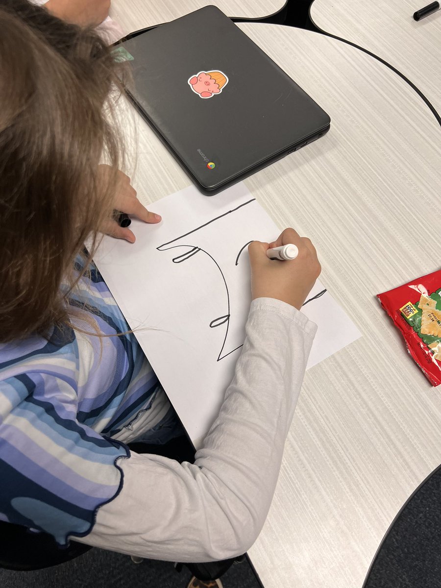 Practicing trust behavior #6, delivering results, as we stick with what we started even if it gets hard!! We have some creative kiddos that can turn nothing into something! 🤩🧠🖌️