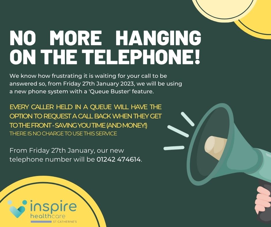 We are improving our telephone system! 

Lines will change on Friday.  Please make a note of our new number (but rest assured that the existing number will remain active for sometime to divert any calls☎️)