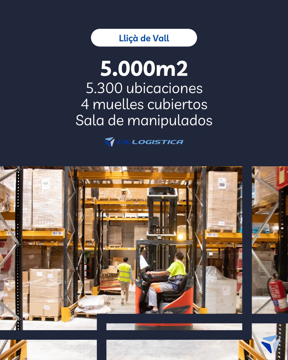 cil_logistica's tweet photo. ¡Hoy os mostramos el interior algunos de nuestros almacenes de Barcelona

📏 16.000m2
📦 17.700 ubicaciones
📍 Barcelona provincia

🔗 Accede al enlace para conocer más nuestras instalaciones: https://t.co/UMUr9nwBsy

#logistica #cilgroup #logistics #almacenes #almacenaje https://t.co/pHXmLoOypd
