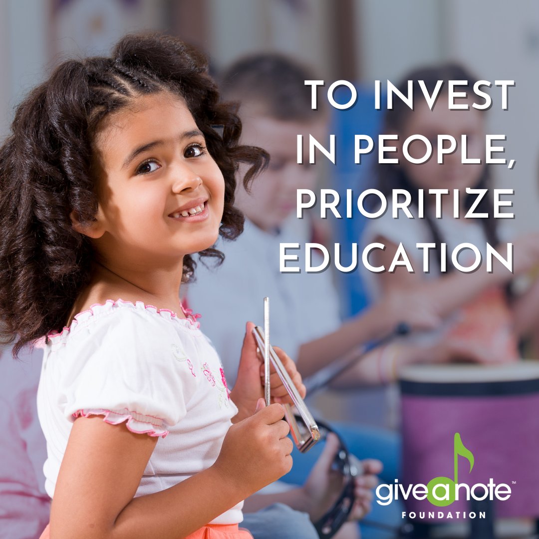 GiveANote's tweet photo. On this International Day of Education, we celebrate the power of #musiceducation to enrich students' learning and development.
#internationaleducationday #education #musicmatters #giveanote https://t.co/HEeKglERiT