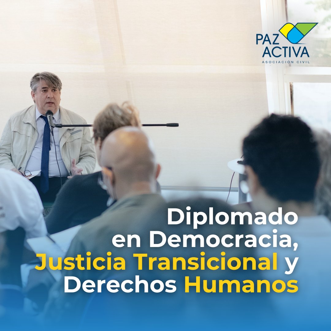 PazActiva's tweet photo. Continuando las actividades de la iniciativa de #JusticiaTransicional. Ya puedes postularte a los programas: Diplomado en Democracia, Justicia transicional y DDHH; Diplomado sobre la CPI, Escuelas de perdón y reconciliación. 
Accede a través del link: https://t.co/14hK0uNRi3 https://t.co/ogISHuXL1K