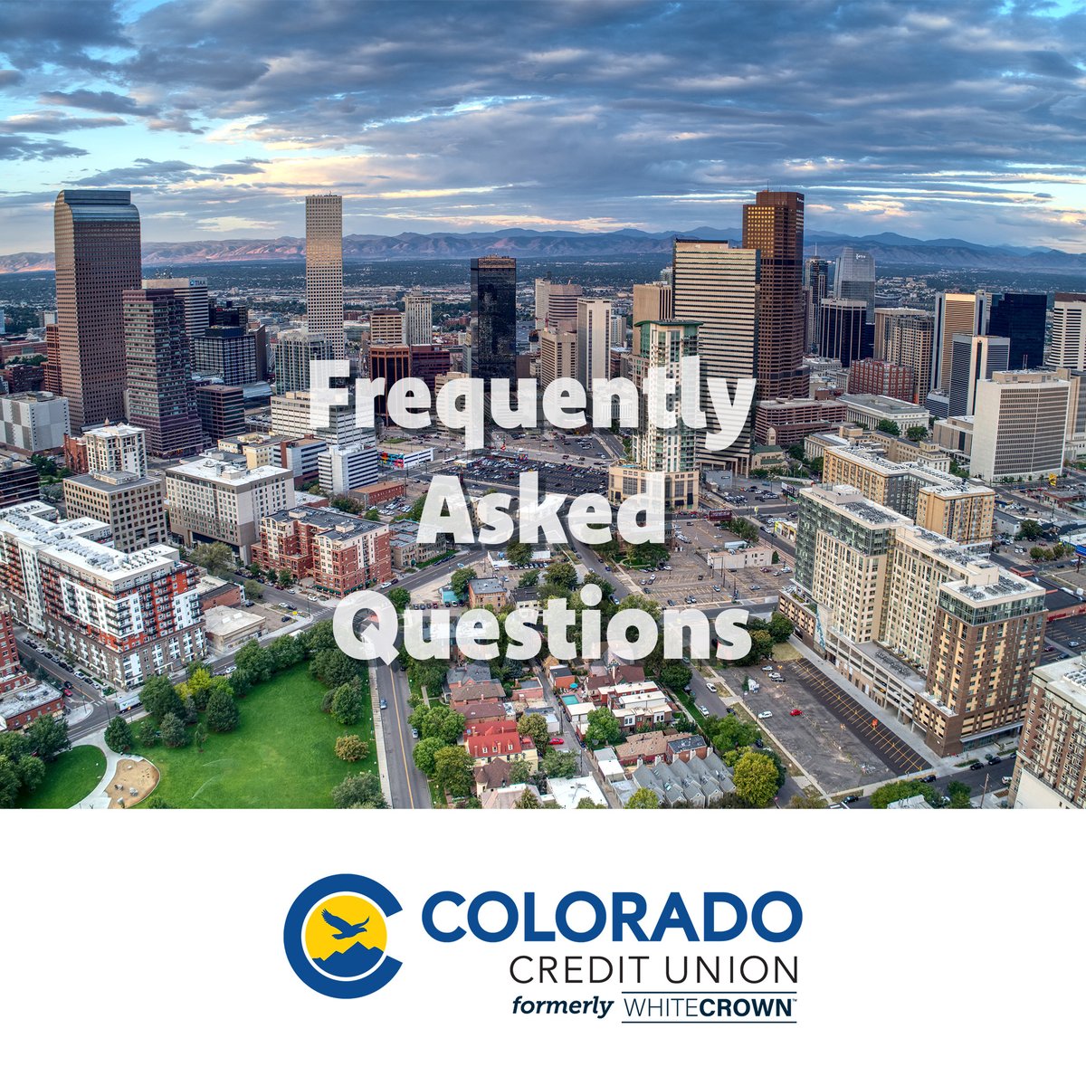 Have you looked over the FAQs on our website recently? We are working hard to ensure we provide you with the most up-to-date information. Please visit whitecrown.org/merger for the latest information.