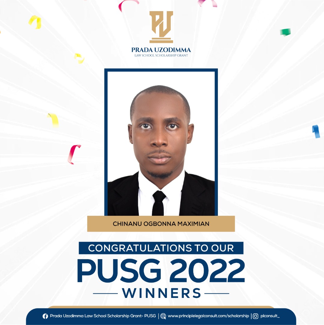 plconsult_'s tweet photo. Congratulations to the beneficiaries of the Prada Uzodimma Law School Scholarship Grant ( #PUSG2022)! 🏆🥳🍾
A big thank you to everyone who was part of this process: our sponsors, our judges, and the team behind #PUSG.
We thank you! 🙏🏽 https://t.co/gzKG489Igb