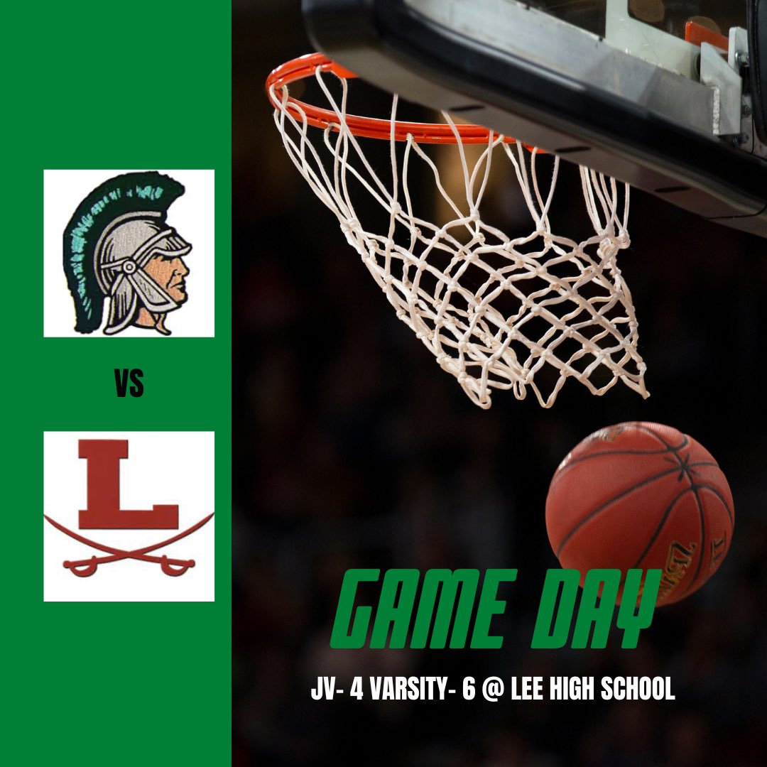 Game day @ Lee High!! Jv begins at 4 and varsity at 6!