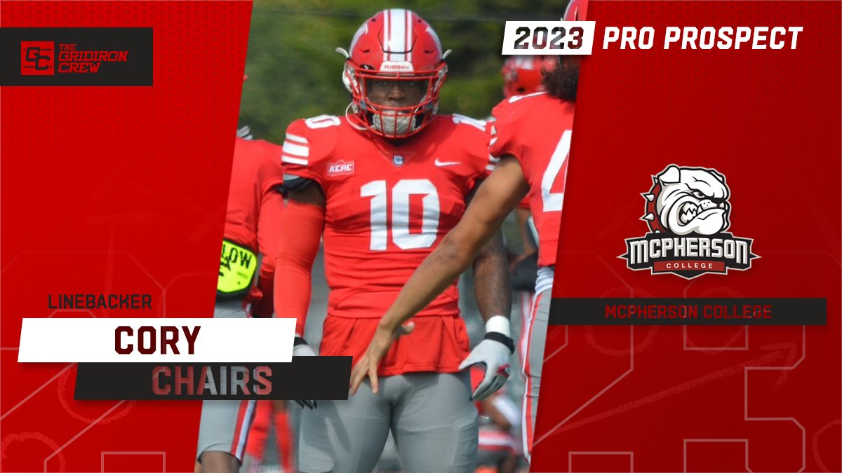 ⚠️ Attention Pro Scouts, Coaches, and GMs ⚠️

You need to look at 2023 Pro Prospect, Cory Chairs <a href="/YourzTrulyDuce/">YourZTruly_Duce</a>, a LB from <a href="/MACBulldogsFB/">McPherson Football</a>

#2023ProProspect #DraftTwitter #NFLDraft #CFL #XFL #USFL #ProFootball 🏈

👀 See our Interview: thegridironcrew.com/cory-chairs-20…