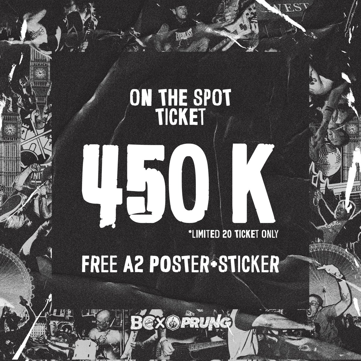 prungtw's tweet photo. Meanwhile, you can still get presale 2 tickets at the link here 👇🏻👇🏻👇🏻

https://t.co/At2wTK9xTC

#BandungCalling
#PrungTerraceswear
#CockneyRejectsLiveInBandung https://t.co/ELz8OuUJmX