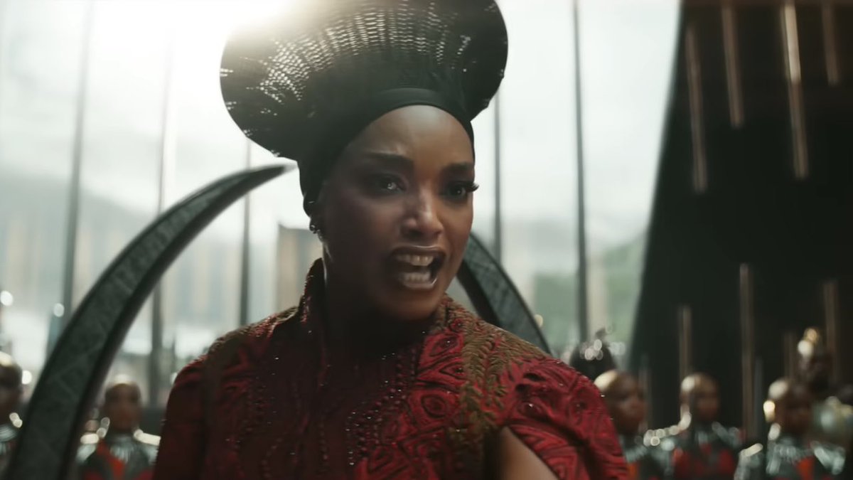 CAPTAlNPUGH's tweet photo. ANGELA BASSETT AKA THE FIRST ACTRESS NOMINATED FOR AN OSCAR FOR A MARVEL MOVIE #Oscars2023 https://t.co/bgadIelej2