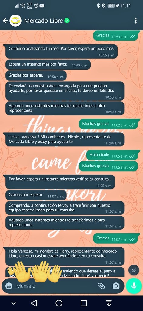 VaaneVale13's tweet photo. Y así fue como hablé con todo Mercado Libre...

Inmediatamente después hablé con Angélica... https://t.co/1QxoTPLS0a
