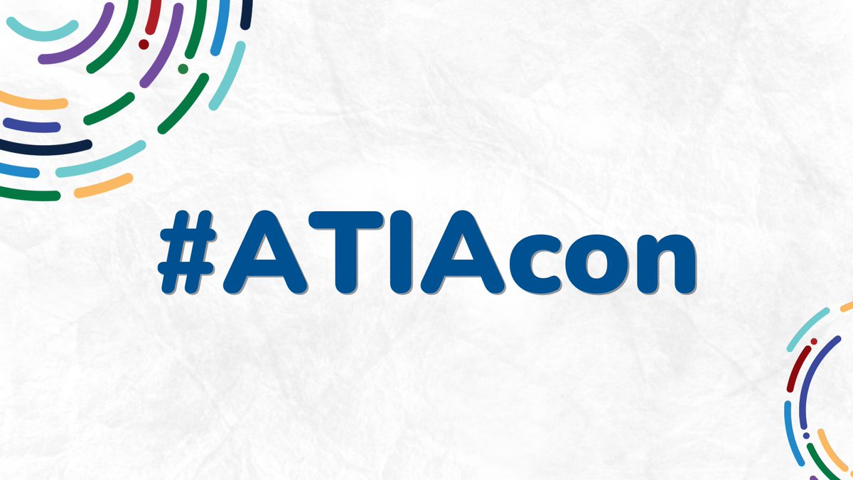 📢We're excited to start using #ATIAcon for our annual conference! This simple hashtag will be used year after year. Spread the word!