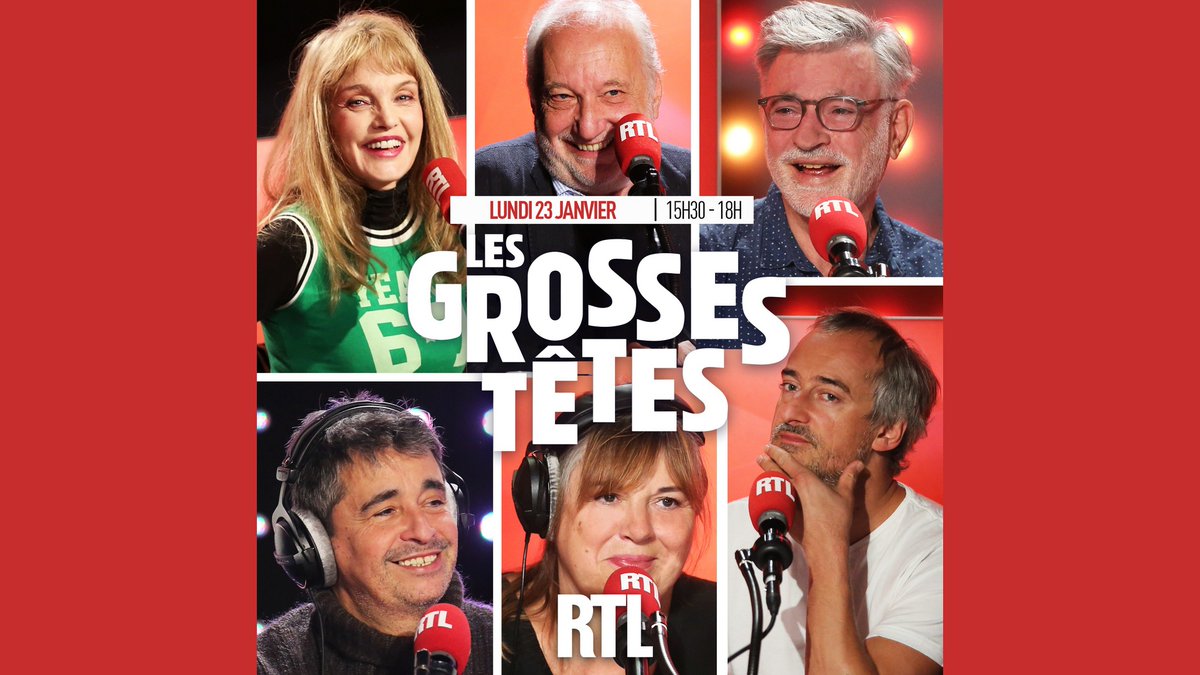 Arielle Dombasle on Twitter "Ecoutez Les Grosses Têtes du mercredi 23