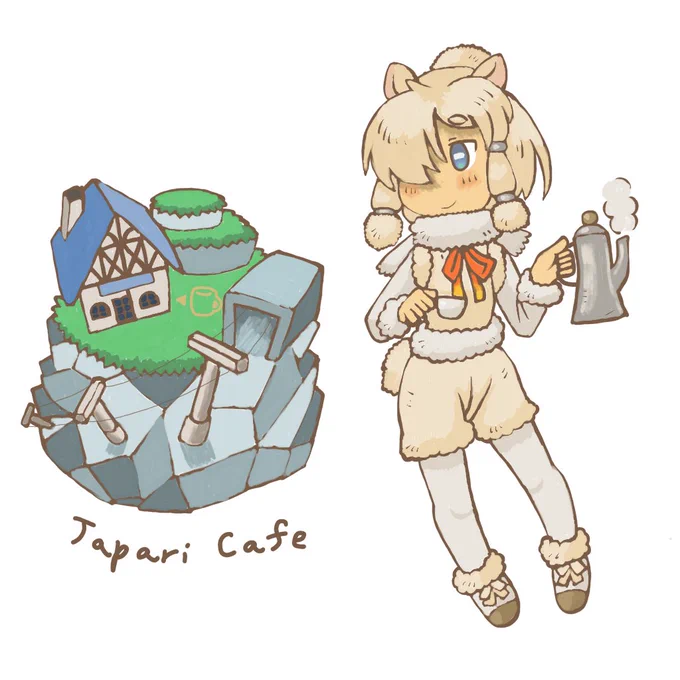#唐突に5年前の絵を載せる見た人もやる5年前ってけもフレ絵描き始めぐらいの頃か… 