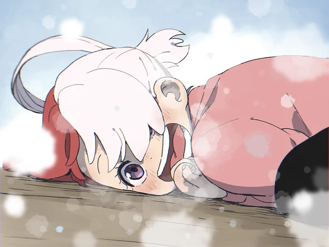 本日のウタちゃんゆきやこんこゆきー!きれいだね、おちるね!風邪引くぞ 